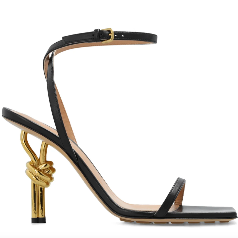 Bottega Veneta Knot Heeled Sandals